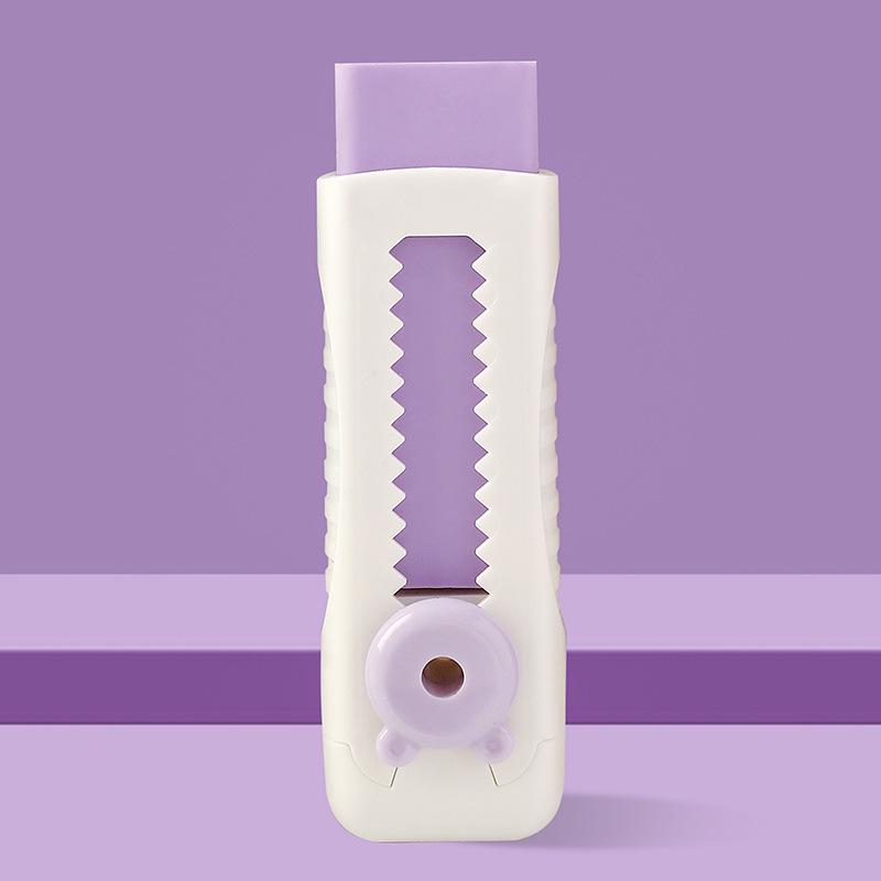 Retractable Cute Eraser for Elementary Students - Clean Push-Pull Design, Ideal for Exams and Creative Use