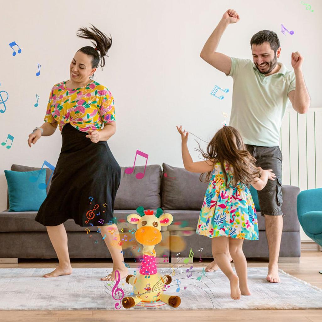 MIAODAM Bewegliches Spielzeug, Tanzendes und Sprechendes Spielzeug, Geburtstagsgeschenk, Singender Tanzender Kaktus, Kindertag, Weihnachten, Sketche, Neujahrsdekoration, Imitation