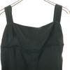 Zara No Sleeve Long Dress S Dark Green Women Used