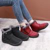 Cotton Boots Men's and Women's High-top Zipper Snow Boots Waterproof Cloth Thickened Cotton Shoes