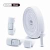 1/2Pair 8MM Flat No Tie Shoelaces Elastic Shoelace Metal Buckle Shoelaces Without Ties Sneakers Children Laces Shoe Accessories