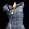 Male Body Shaped Candle Romantic Wax Candles Low Heat Candles for Bondage Gear Accessories BDSM Couples Play Body Massage Oil