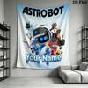 ASTRO BOT Custom Name Wall Tapestry Aesthetic Wall Hanging Printed Fabric Blanket Decorative Tapestries for Bedroom Living Room Home Decor