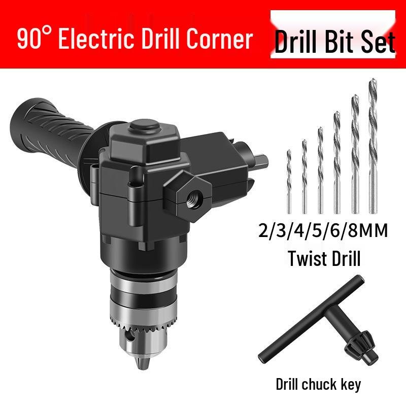 90-Degree Universal Right Angle Electric Screwdriver Drill Bit Adapter