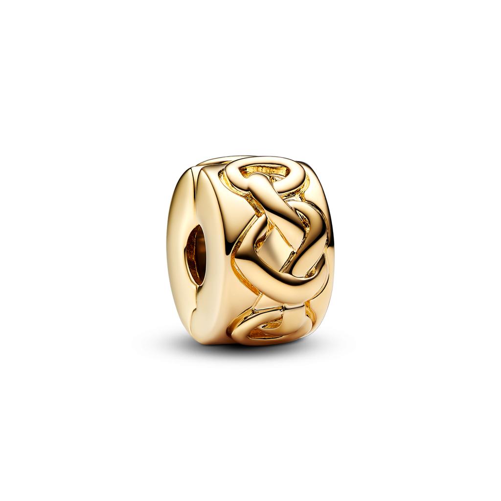 Neuer Avocado Doppel Hängeperle Kupfer Herz Charm Ewigkeit Kreis Anhänger Kompatibel Mit Authentischen Pandora Armbändern Halsketten DIY Schmuck