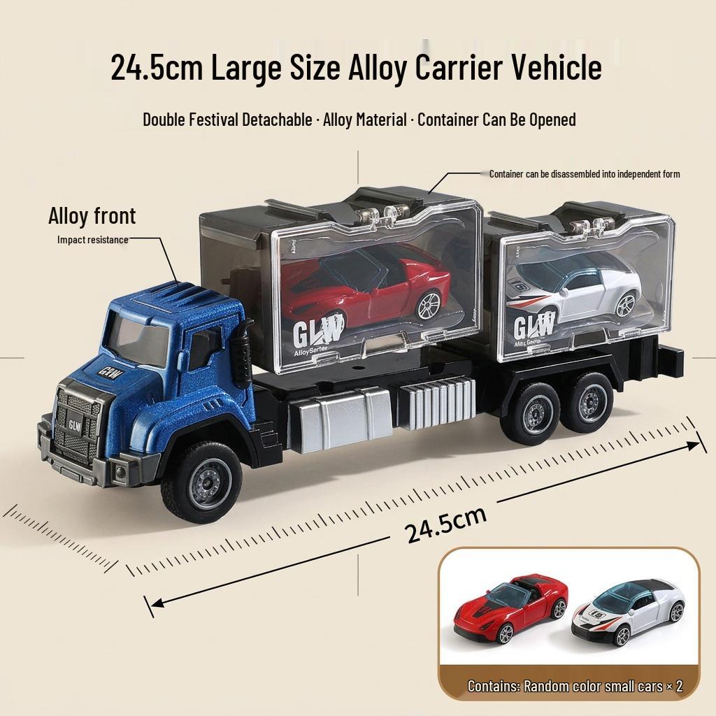 Children's Alloy Inertial Container Truck & Storage Car Toy