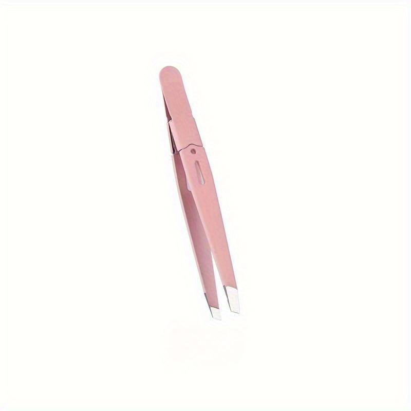 Eyebrow Tweezer Colorful Hair Beauty Fine Hairs Puller Stainless Steel Slanted Eye Brow Clips Removal Makeup Tools