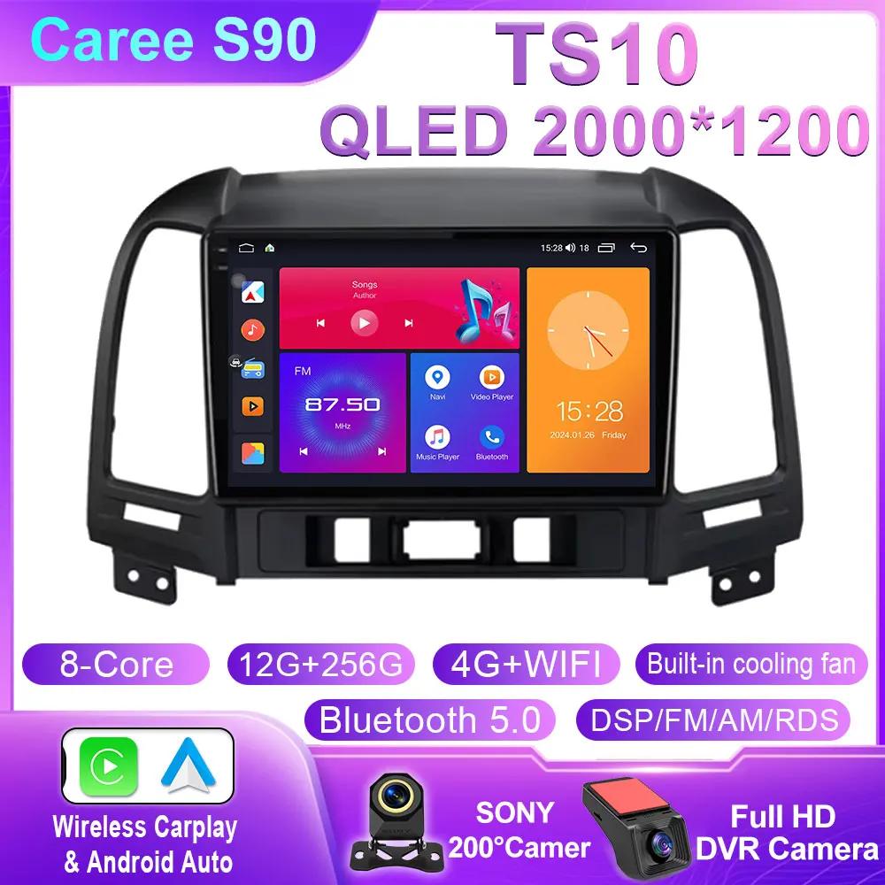 Android 14 Carplay Auto For Hyundai Santa Fe 2 2006 2007 2008 2009 2010 2011 2012 Car Radio Multimedia Player Stereo 4G WIFI BT