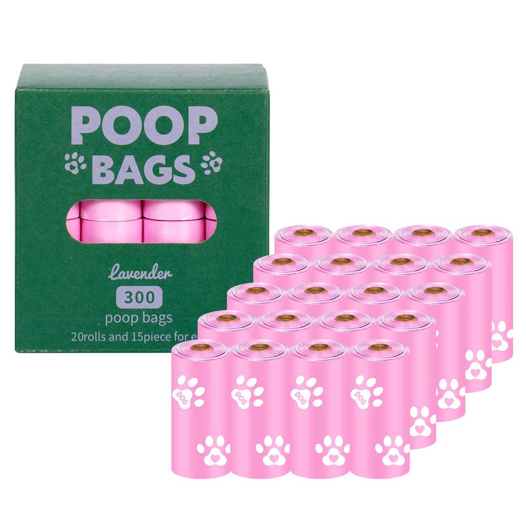 Eco-friendly Biodegradable Dog Waste Bags with Dispenser