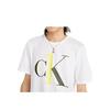 Calvin Klein Letter Print Casual Crew Neck Short Sleeve Regular T-Shirt Men T-Shirts White NM1903E-KLR