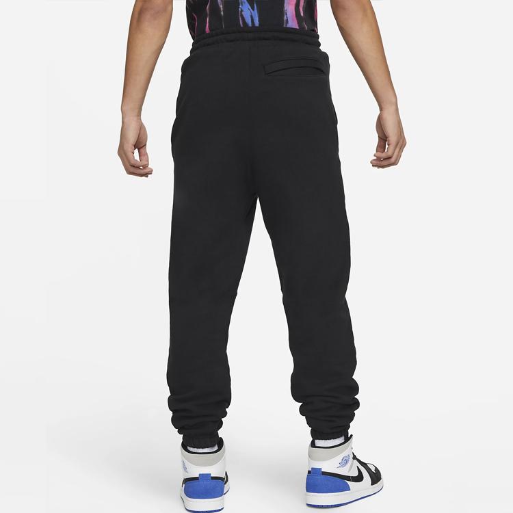 Jordan 23 Tepláky s fleecovou podšívkou a potiskem písmen Pánské Spodní díly Černá DJ0192-010