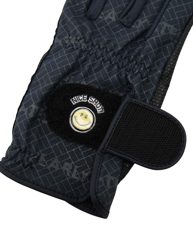 PEARLY GATES Women's Golf Glove (Ambidextrous, Strong Grip) - Synthetic Leather - Navy, Size 17-18cm (053-5985202)
