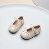 Youth Style Shoes Girls Classic Loafer Shoes Kids Princess Style Slip-On With Rubber Sole