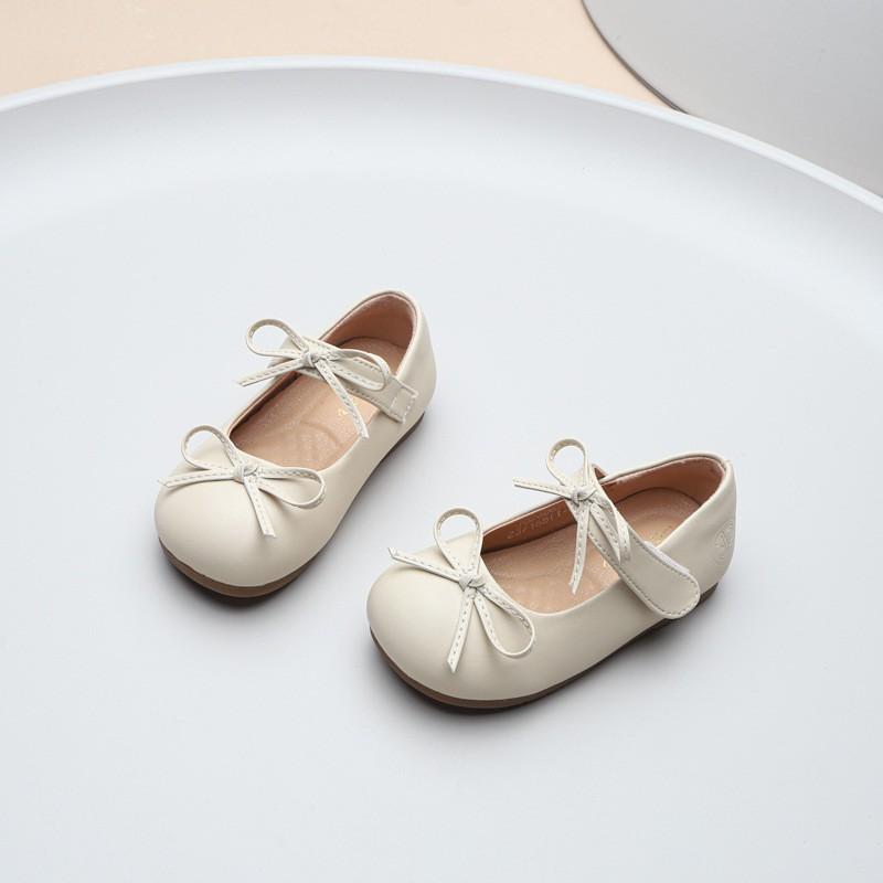 Youth Style Shoes Girls Classic Loafer Shoes Kids Princess Style Slip-On With Rubber Sole