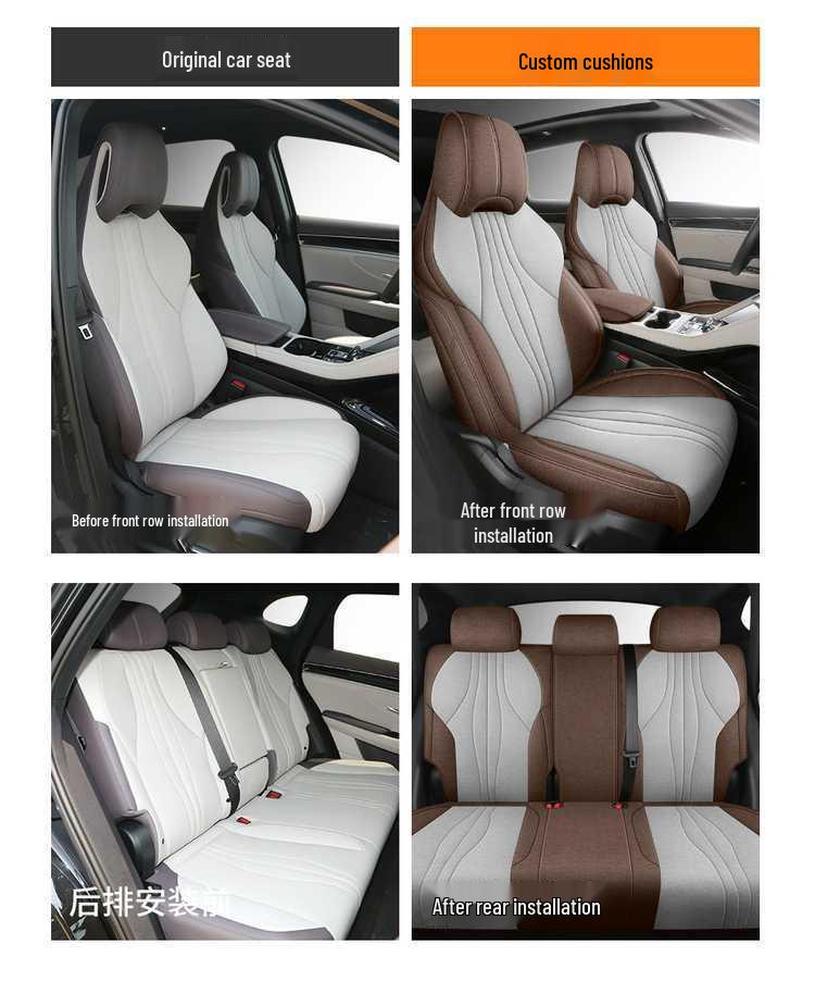 BYD Song PLUS Seat Covers: Glory Edition DMI/EV, Linen, 25 Models, Fully Enclosed Design