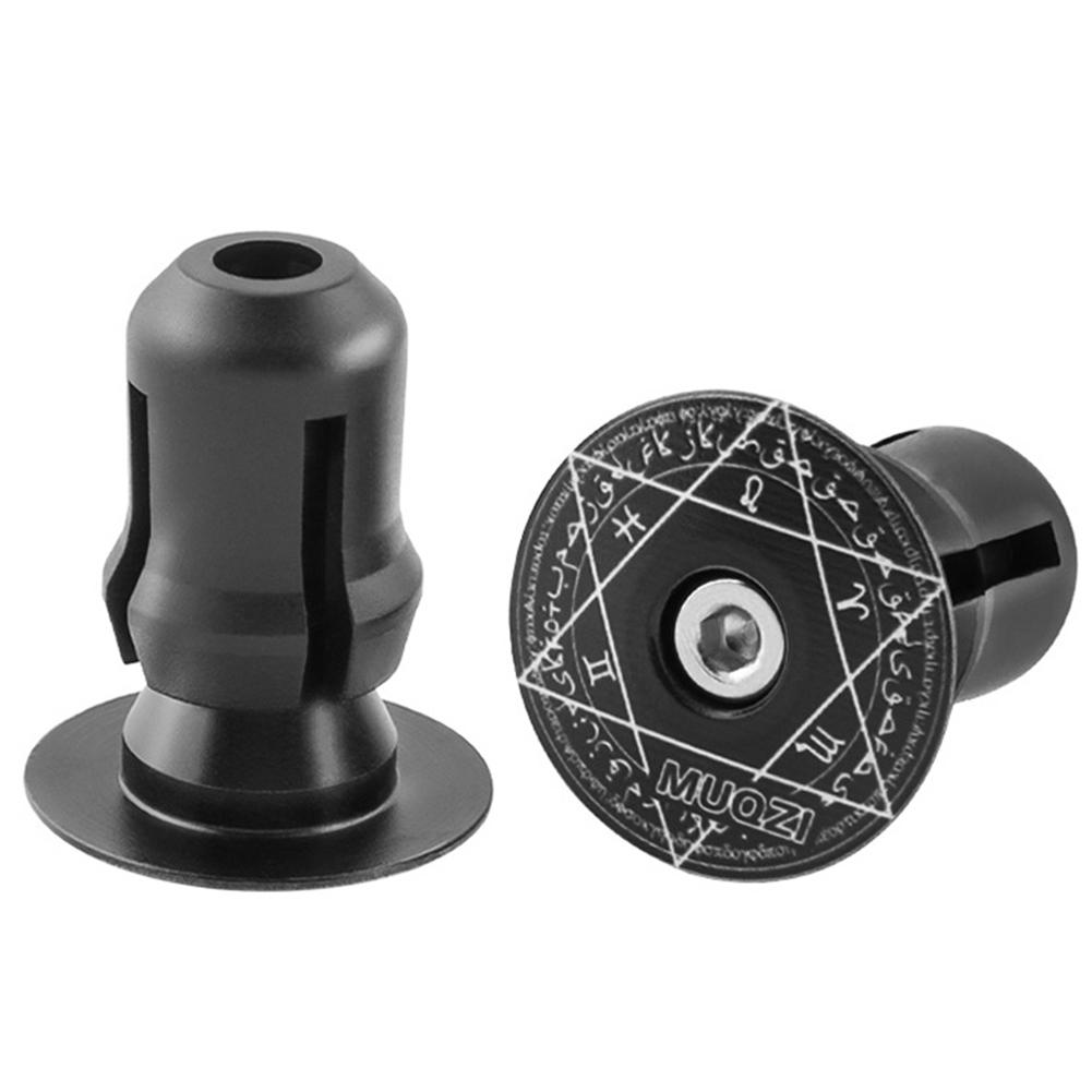 2Pcs Bike Handlebar End Plugs Lightweight MTB Bike Handlebar Grips Plugs Caps Bicycle Handlebar Grip Cover Bicycle Accessories