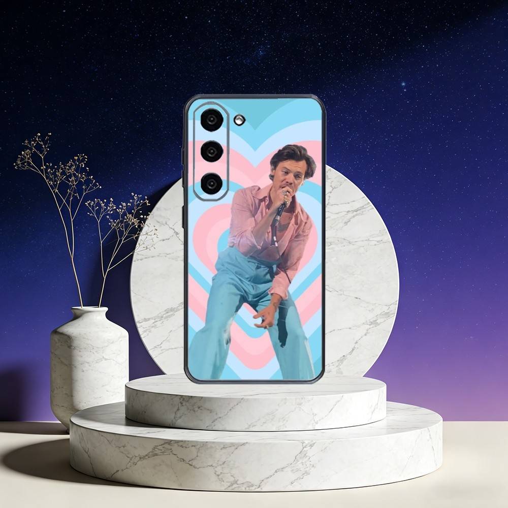 Singer Harry Styles Phone Case For Samsung Galaxy A73,A72,A71,A70,A53,A52,A51,Others Soft Black Cover