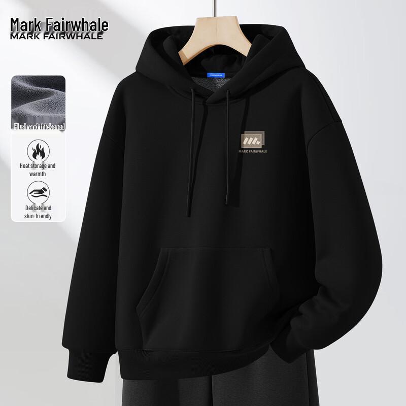 Marc Fairly Men's Plush Hooded Sweatshirt