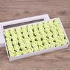 50pcs Two Layer Soap Flower Rose Big Flower Head Thickened Packaging Bouquet Material Simulation Flower Valentine's Day Gift Box