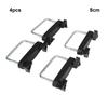 4pcs Car Roof Mounting Rack Clip Cover With Easy Installation For Secure Luggage Storage