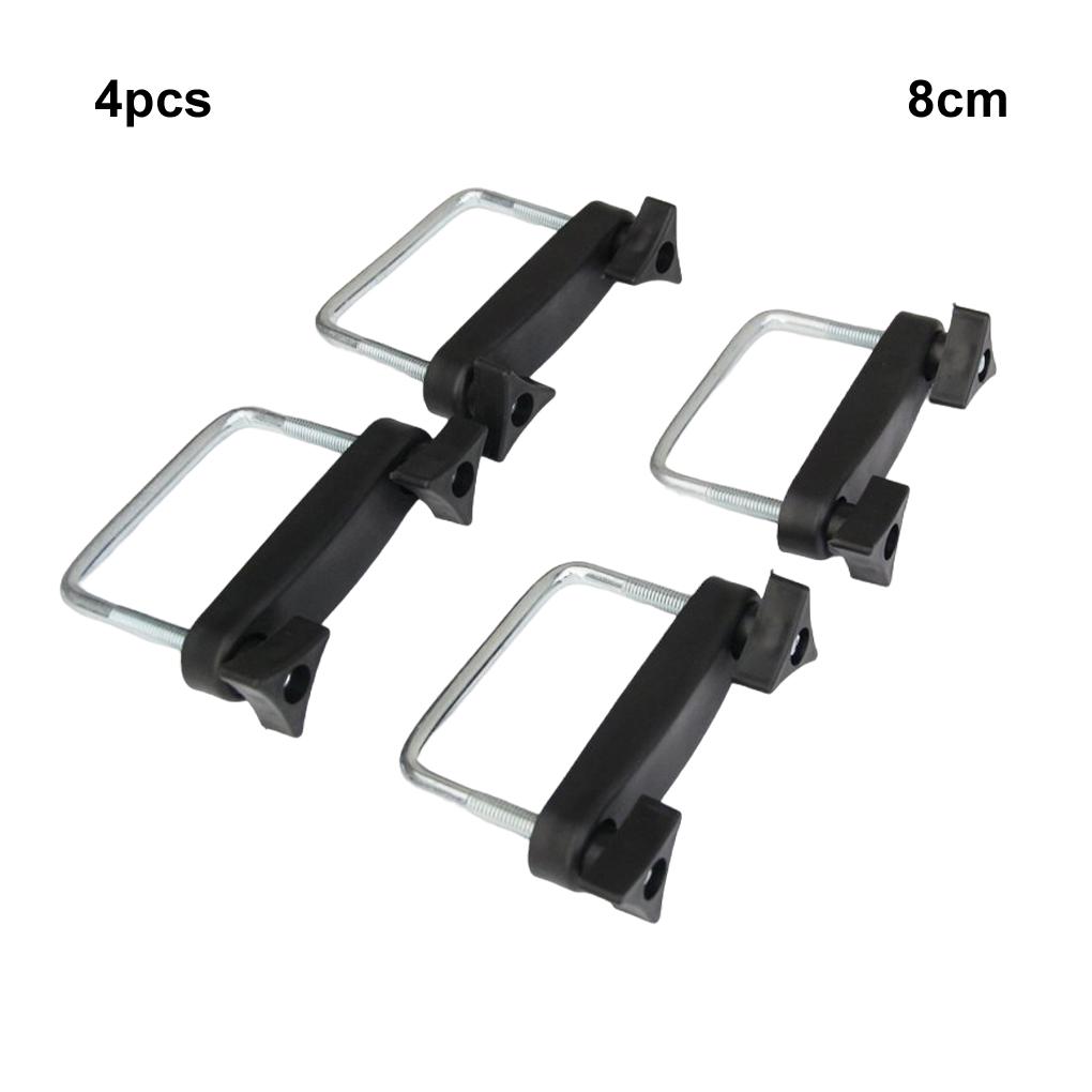 4pcs Car Roof Mounting Rack Clip Cover With Easy Installation For Secure Luggage Storage