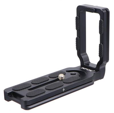 INPON Universelle Schnellwechselplatte Halterung Kompatibel mit Schrauben Anwendbar auf Panasonic und andere Spiegelreflexkameras L-förmig L-förmig Arca-Swiss 1/4"