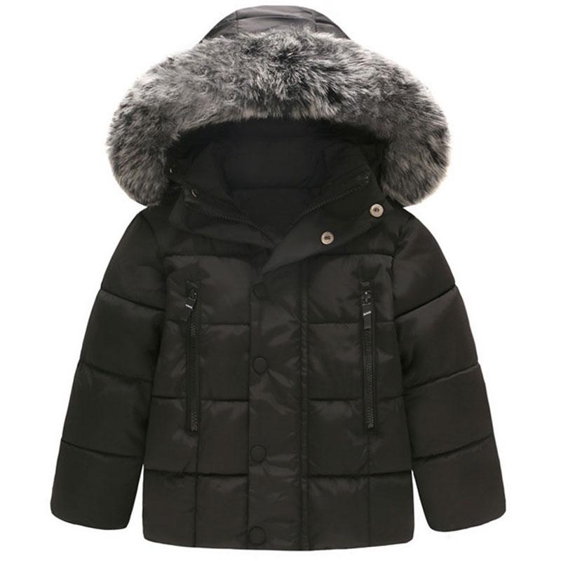 Winter Children's Clothing Kids Thick Hooded Outerwear Baby Boys Girls Jacket Coat Warm Parka Padded Clothes Snow Wear