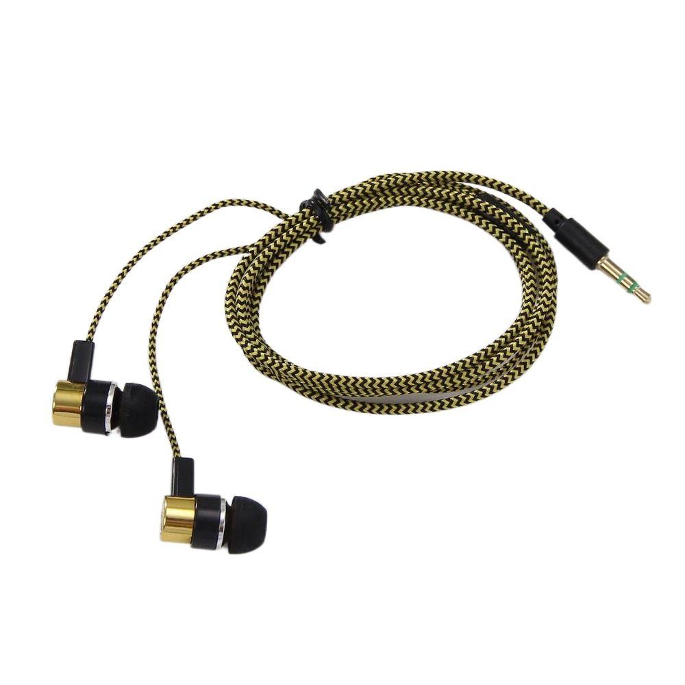 Bass In-Ear Earphone Stereo Wired Headphone Cable Headset HiFi Headphone Mobile Phone Computer MP3