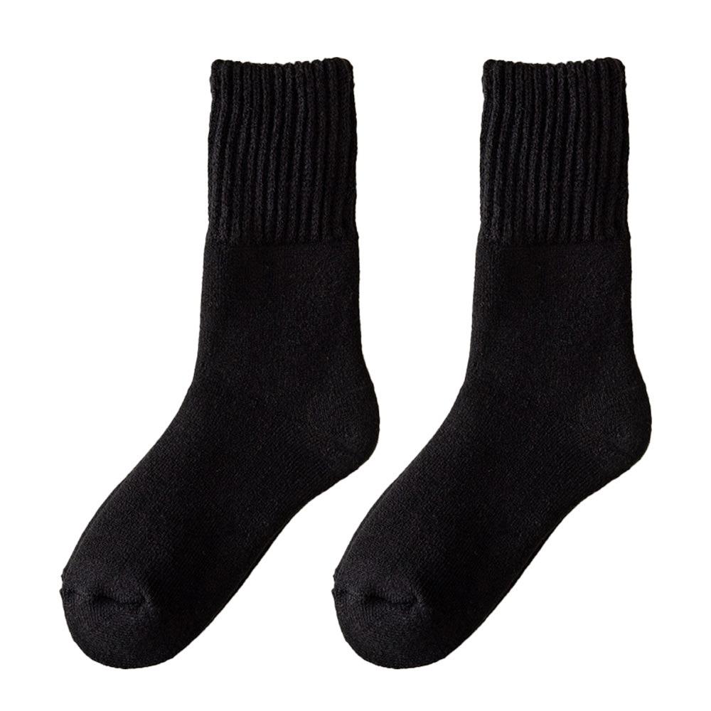 Fashion EU38-44 Men Thicken Sock Elastic Merino Wool Socks Cold Protection Thermal Stockings Winter Warm