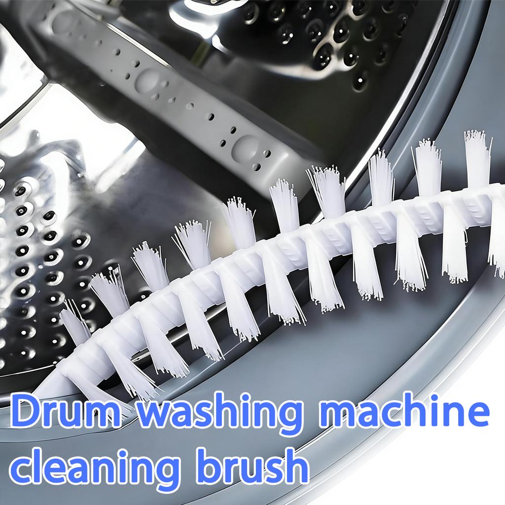 Washing Machine Cleaning Brush,Dryer Vent Cleaner Kit,Crevice Brush for Bathroom, Shower Kitchen - Scrub Brushes with Handle