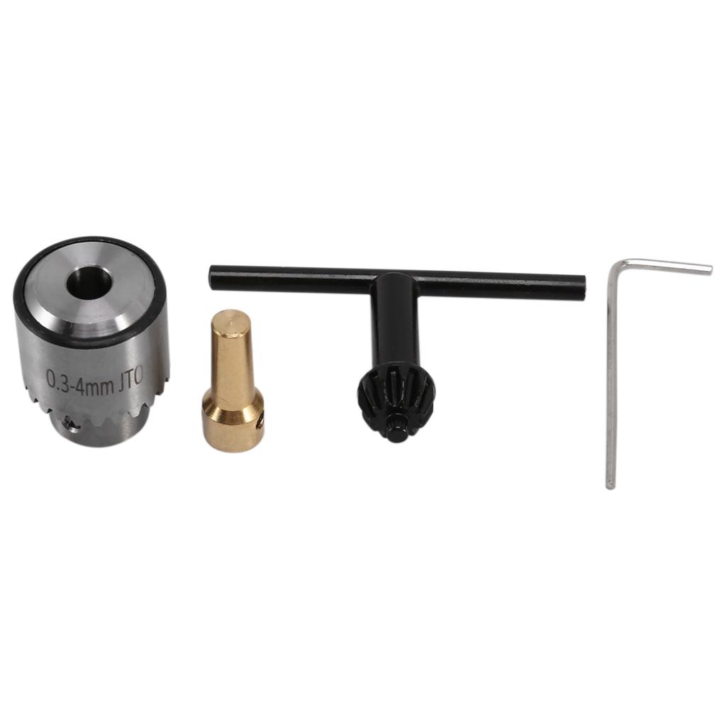 A34R Hot Electric Drill Grinding Mini Drill Chuck Key Keyless Drill Chucks 0.3-4Mm Capacity Range W/ 3.17Mm Shaft Connecting Rod