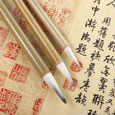 For Art Artist Thin Crisperding Script Writing Brush Chinese Brushes Painting Pens Calligraphy Brushes