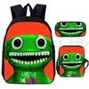 3Pcs/set Garten Of BanBan Backpack Anime Game School Bags Boys Girls Bookbag Cartoon Large Capacity Children Schoolbag Mochila