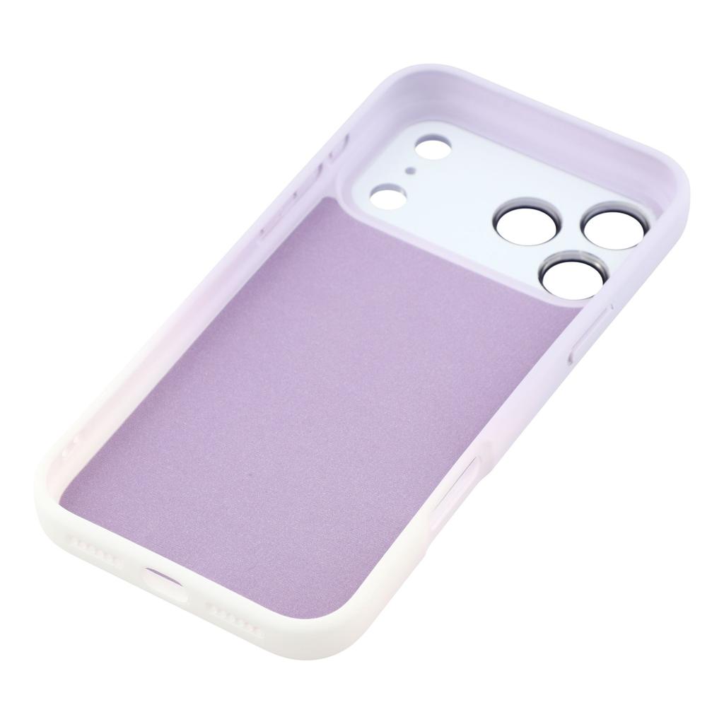 For iPhone 17 Pro Max Case Dual-Color Gradient TPU+Fiber Lining Phone Cover with Lens Protector