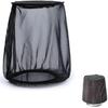 Air Filter Cleaner Kits, Motorcycle Waterproof Air Filter Rain Sock Dustproof Protective Cover Fits for Harley (Size S), Black#S