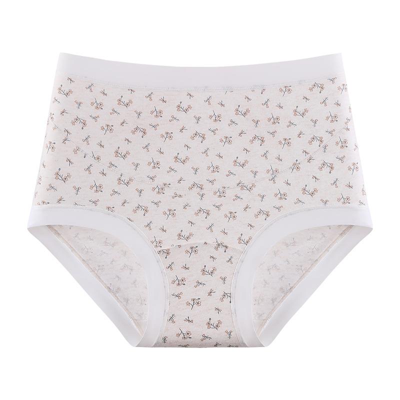 Women's Spring and Autumn Pure Cotton Medical Grade 10A Antibacterial Crotches High Waist Belly Support Pregnant Women Special Briefs