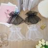 1Pair Detachable Wedding Cuffs Lace Mesh Bride Wristband Elegant Fake Hand Sleeves  Party