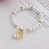 Hollowed-out Cross Angel Accessory Bracelet Elastic String Bracelet Elastic Baptismal Jewelry