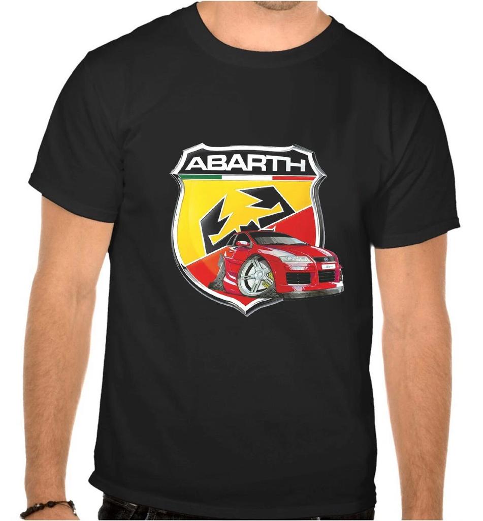 Abarth Fiat Logo Auta Dětské Tričko Černé -1105 -SW-Kids-