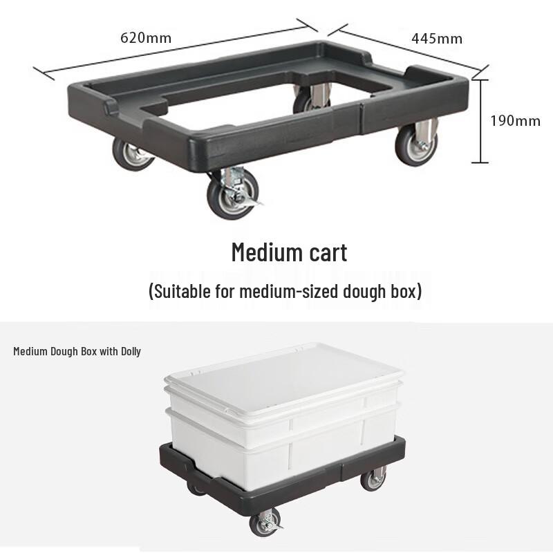 Zhishi Commercial Dough Fermentation Box with Mobile Cart