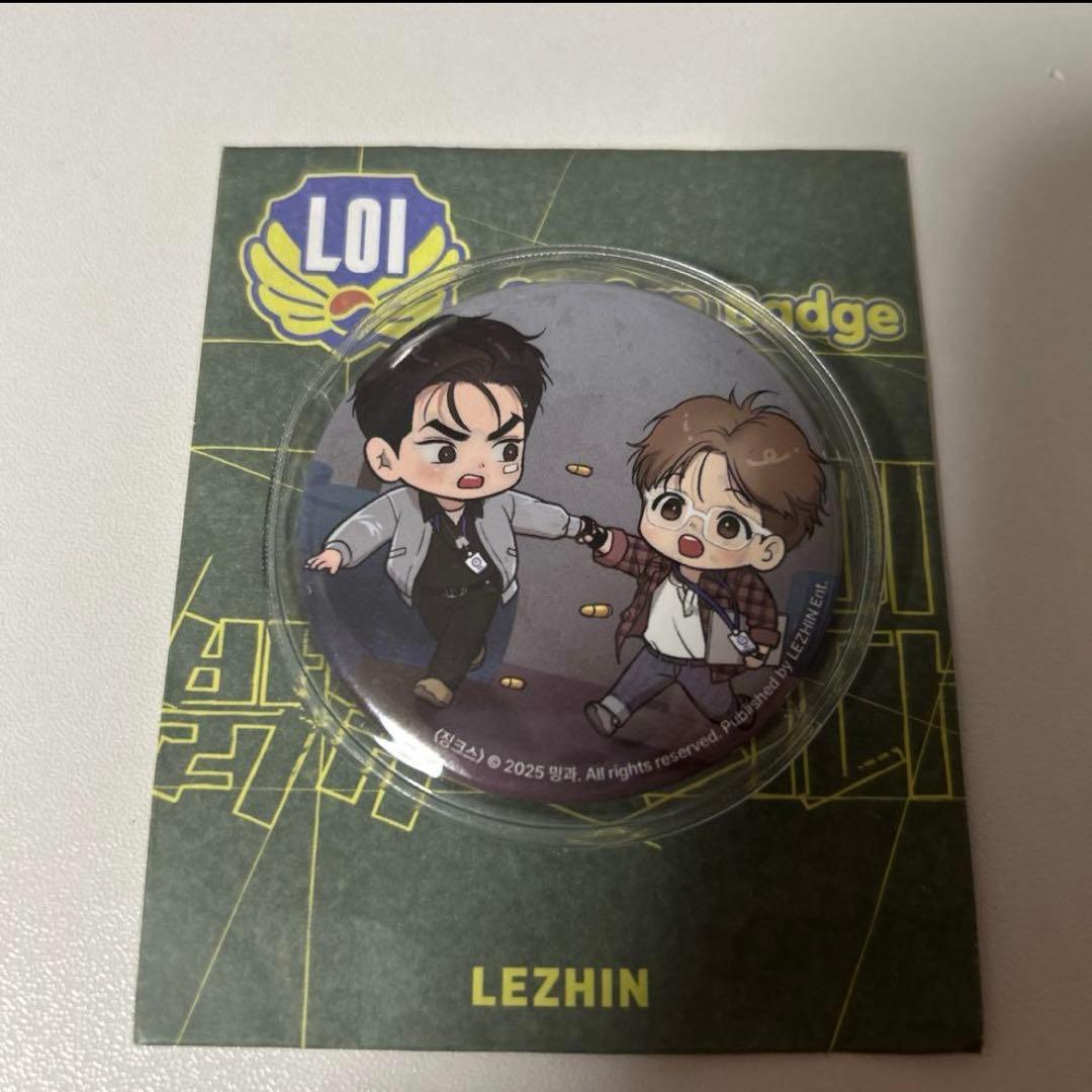 [Б/У] Корейский BL Jinx LEZHIN значок