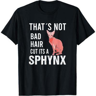 Sphynx Egypte Haarloze Katachtigen Spreuken T-shirt(6)
