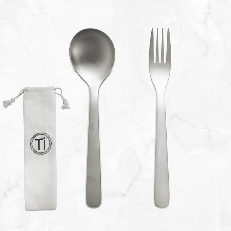 Wutuo Outdoor Titanium Spoon and Fork Set