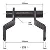 BIKE HAND Bicycle Storage Mount/12mm x 100mm Thru-Axle YC-92-12 Black