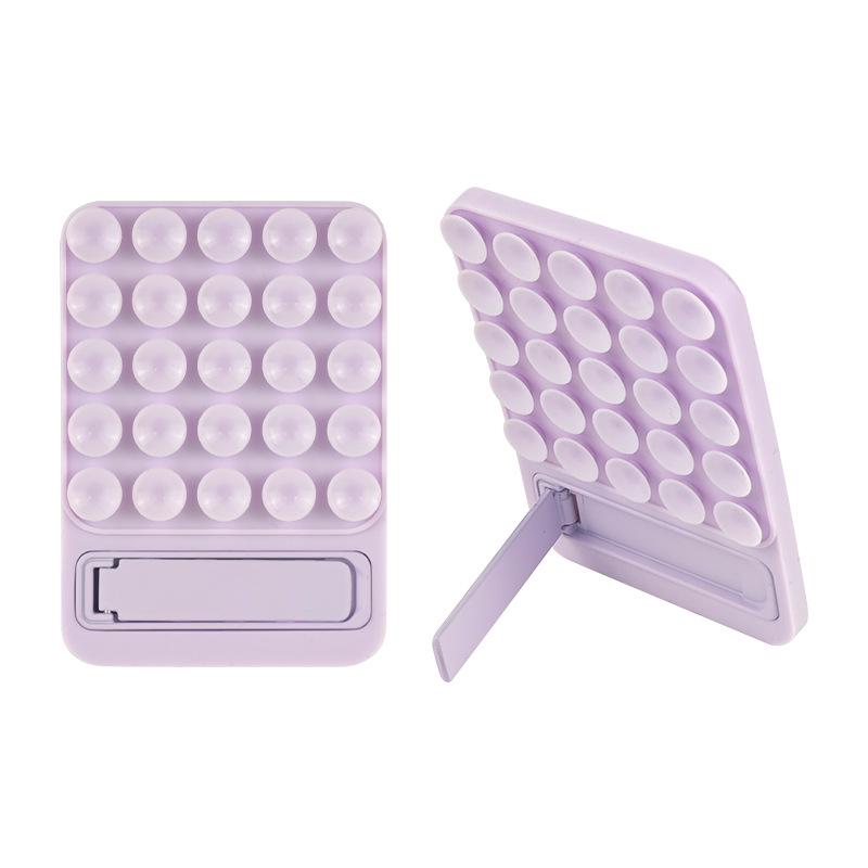 Silicone Anti-Slip Suction Cup Holder for Glass and Desktop