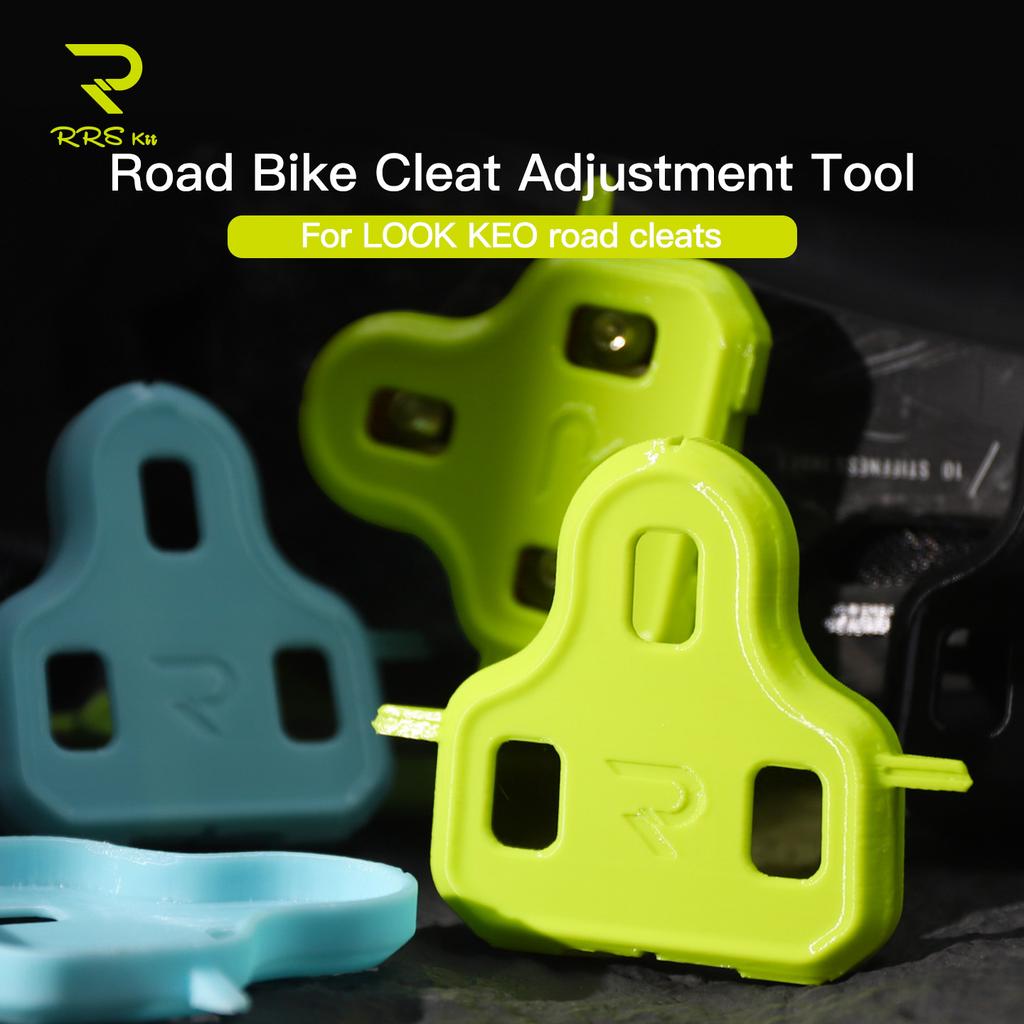 RRSKIT Road Bike Cleat Simple Adjustment Tool For Shimano SPD For LOOK K-E-O Road Cleats Lightweight Locking Shoes Cleat Tool 6