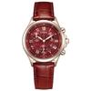 CITIZEN xC Watch Limited Edition Leather Band Analog Second Hand Calendar Red Gold Cherry Blossom Solar Powered a Stylish and Cute Gift for Business