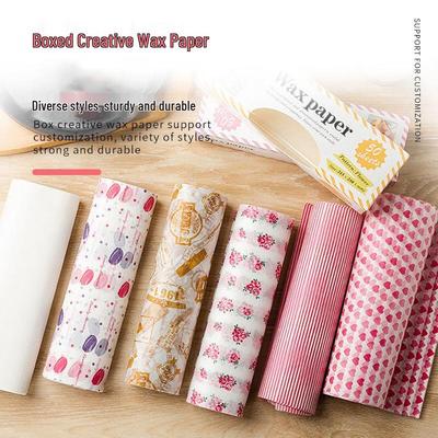 Simple Printed Greaseproof Baking & Food Wrapping Paper