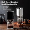 Electric Coffee Grinder Adjustable Grind Settings Plastic Coffee Mill Portable Coffee Bean Grinder for Outdoor Portable