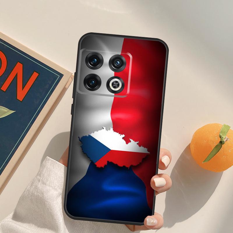 Czech Republic Czech Flag Case For OnePlus 13T 10T 10R 12R 13R 15 13 12 11 10 9 Pro Nord CE 5 2 3 4 Lite N20 N30 Cover